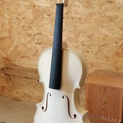Viola terminada en blanco